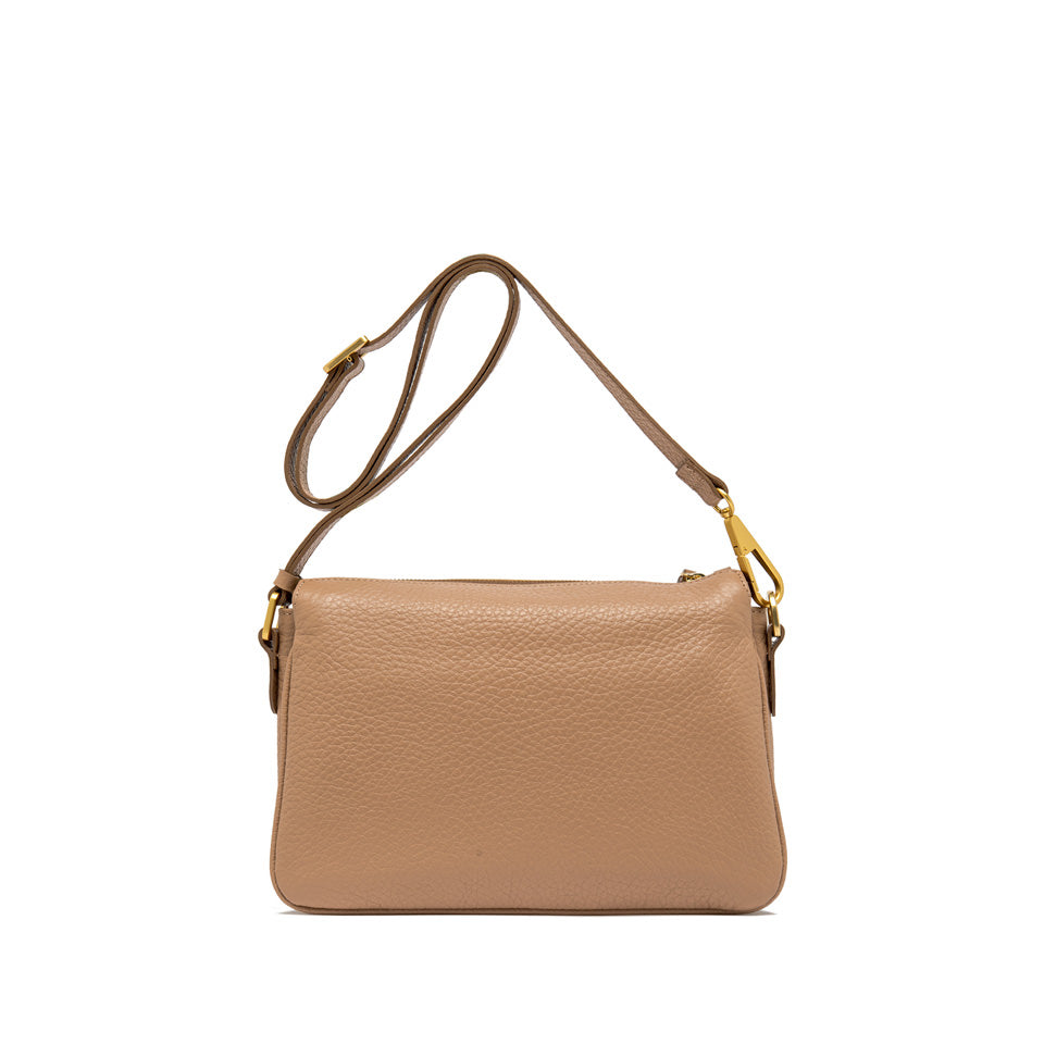 Borsa Brooke in pelle bottalata clay BS10913 ROSA ANTICO GIANNI CHIARINI 