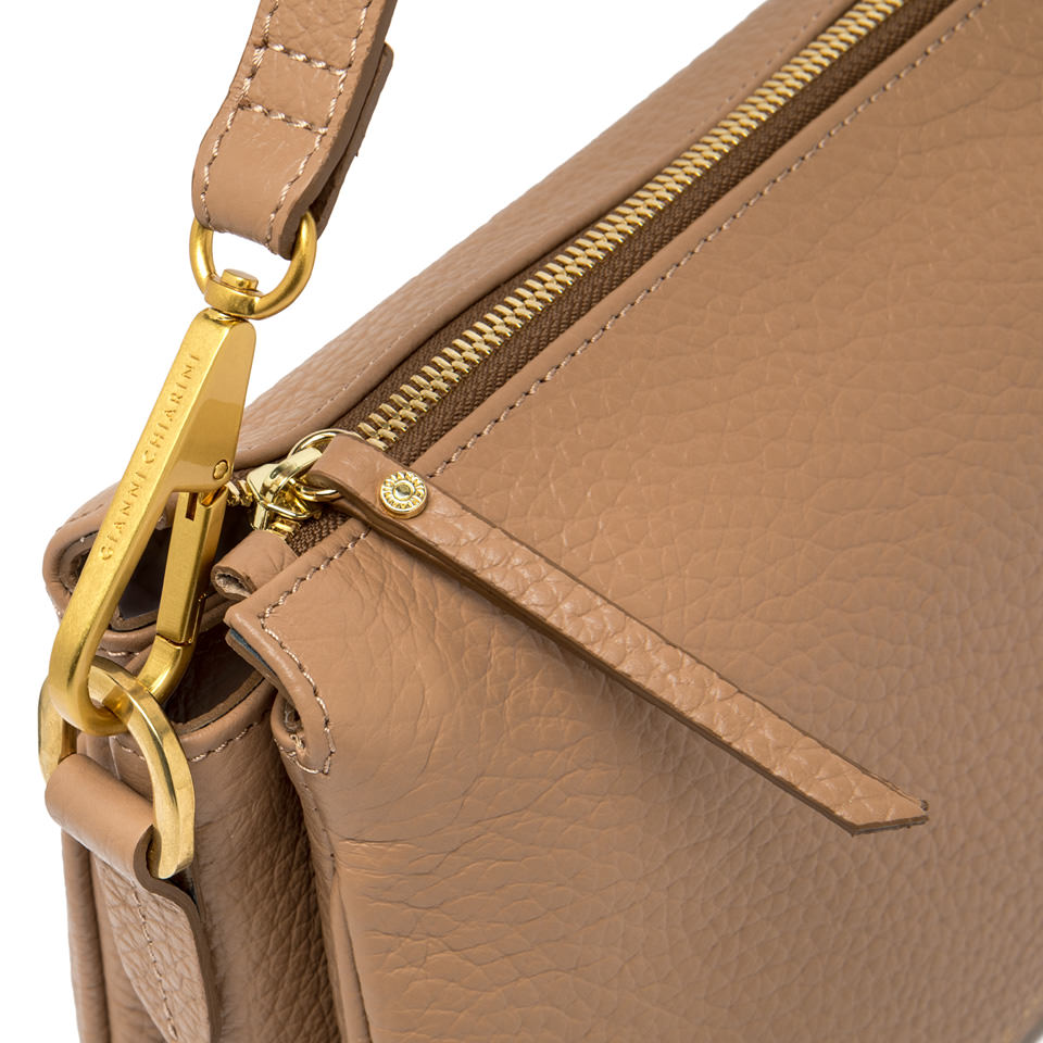 Borsa Brooke in pelle bottalata clay BS10913 ROSA ANTICO GIANNI CHIARINI 