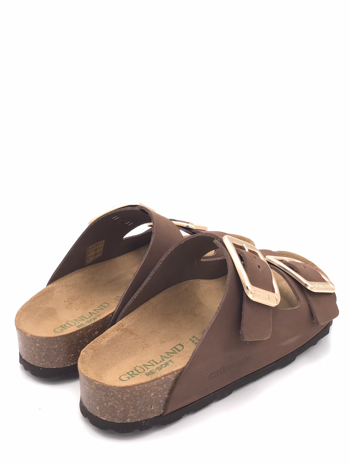 Ciabatta Enny in nabuk marrone CB0076 MARRONE GRUNLAND 