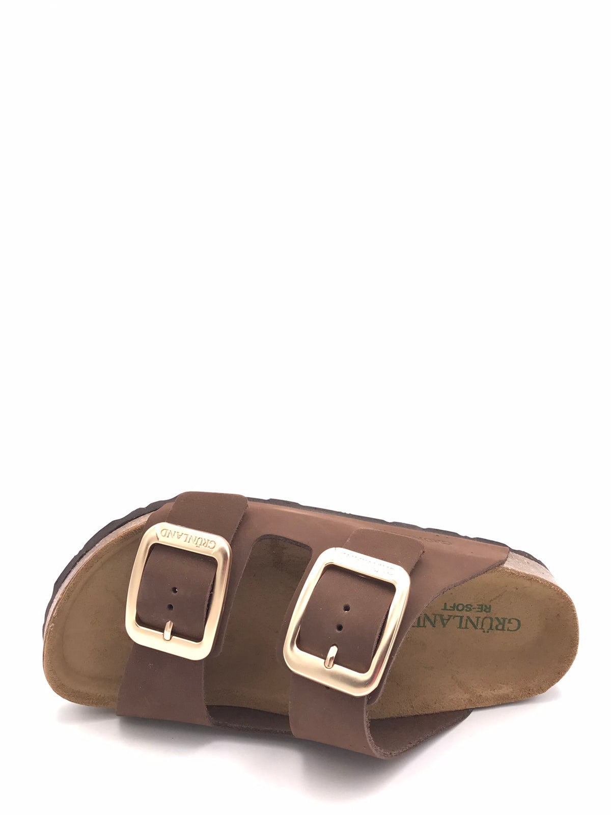 Ciabatta Enny in nabuk marrone CB0076 MARRONE GRUNLAND 