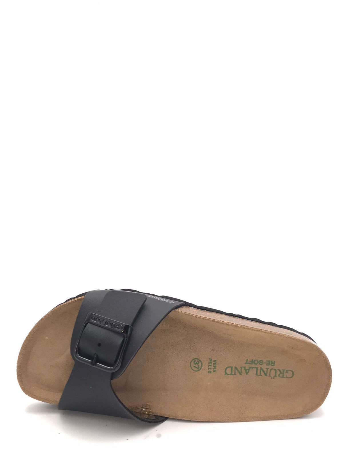 Ciabatta sara fascia unica nera CB0722 NERO GRUNLAND 