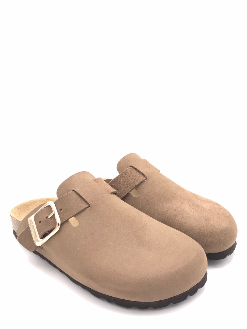 Ciabatta Sara chiusa in crosta tortora CB2609 TORTORA GRUNLAND 