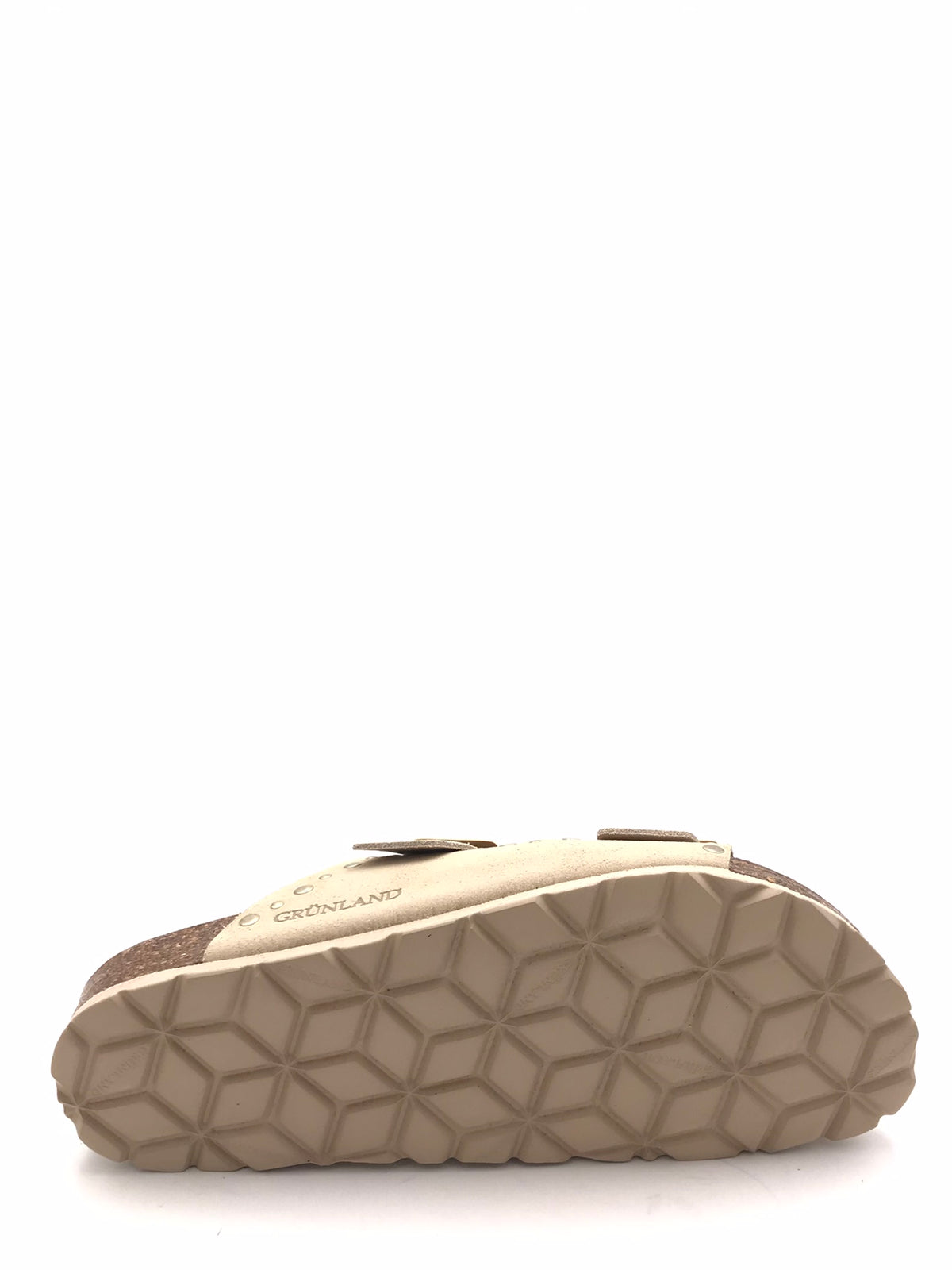 Ciabatta Sara in crosta latte con borchie CB 1797 LATTE GRUNLAND 