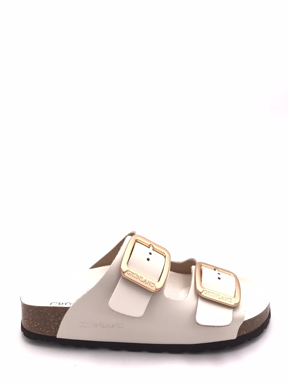 Ciabatta Enny in pelle latte CB 3272 LATTE GRUNLAND 