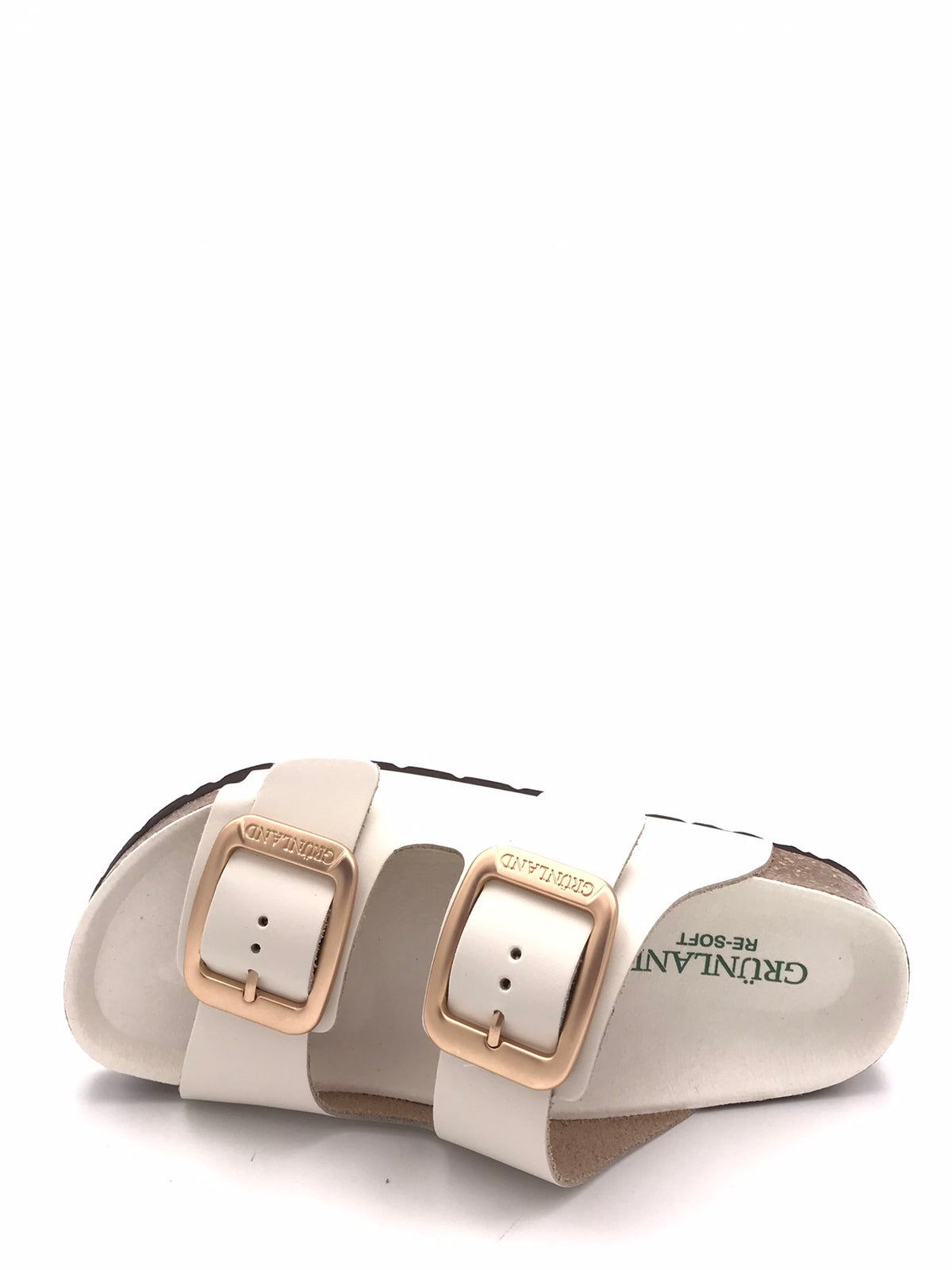 Ciabatta Enny in pelle latte CB 3272 LATTE GRUNLAND 