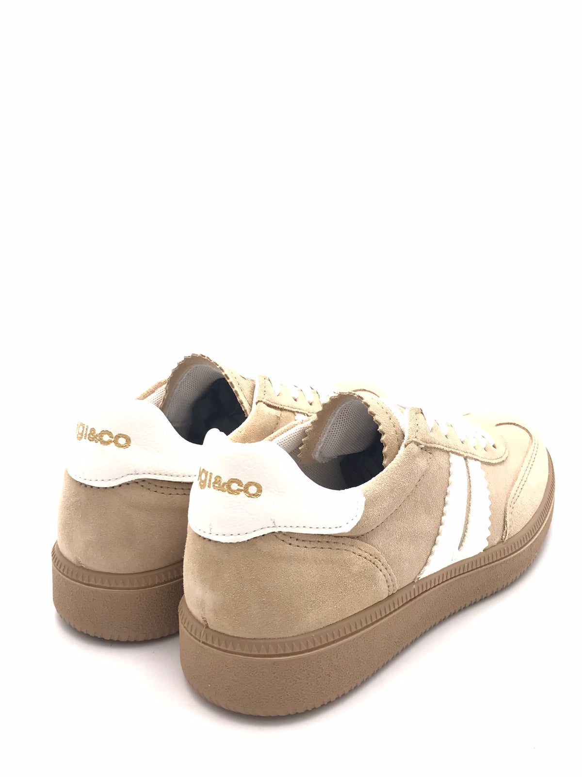 Sneakers Atala in crosta avorio 1142533 AVORIO/BIANCO IGI&CO 