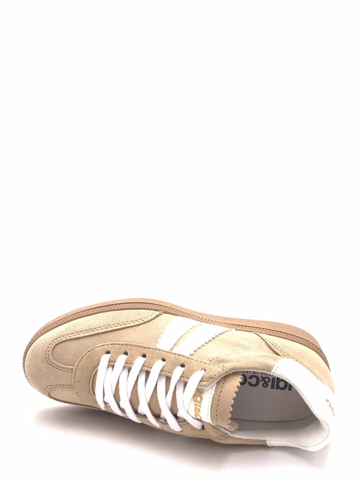 Sneakers Atala in crosta avorio 1142533 AVORIO/BIANCO IGI&CO 