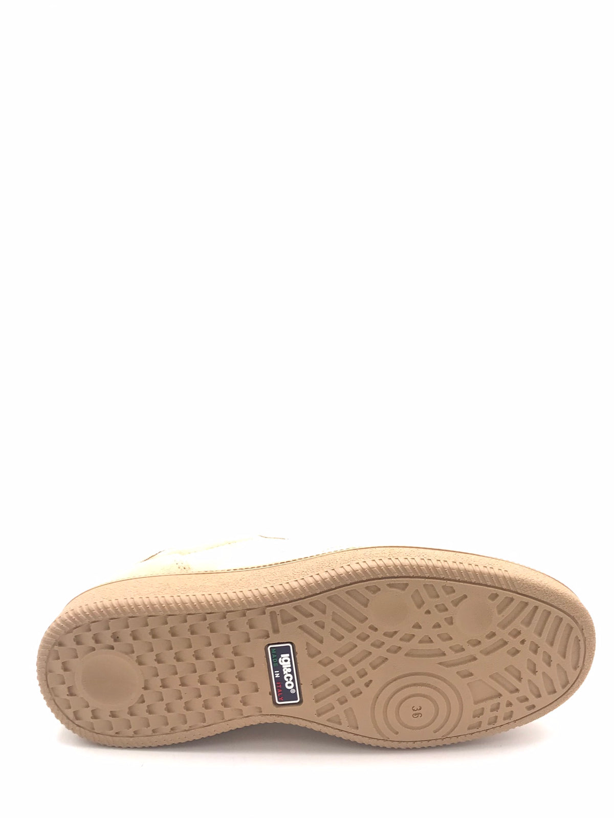 Sneakers Atala in crosta avorio 1142533 AVORIO/BIANCO IGI&CO 