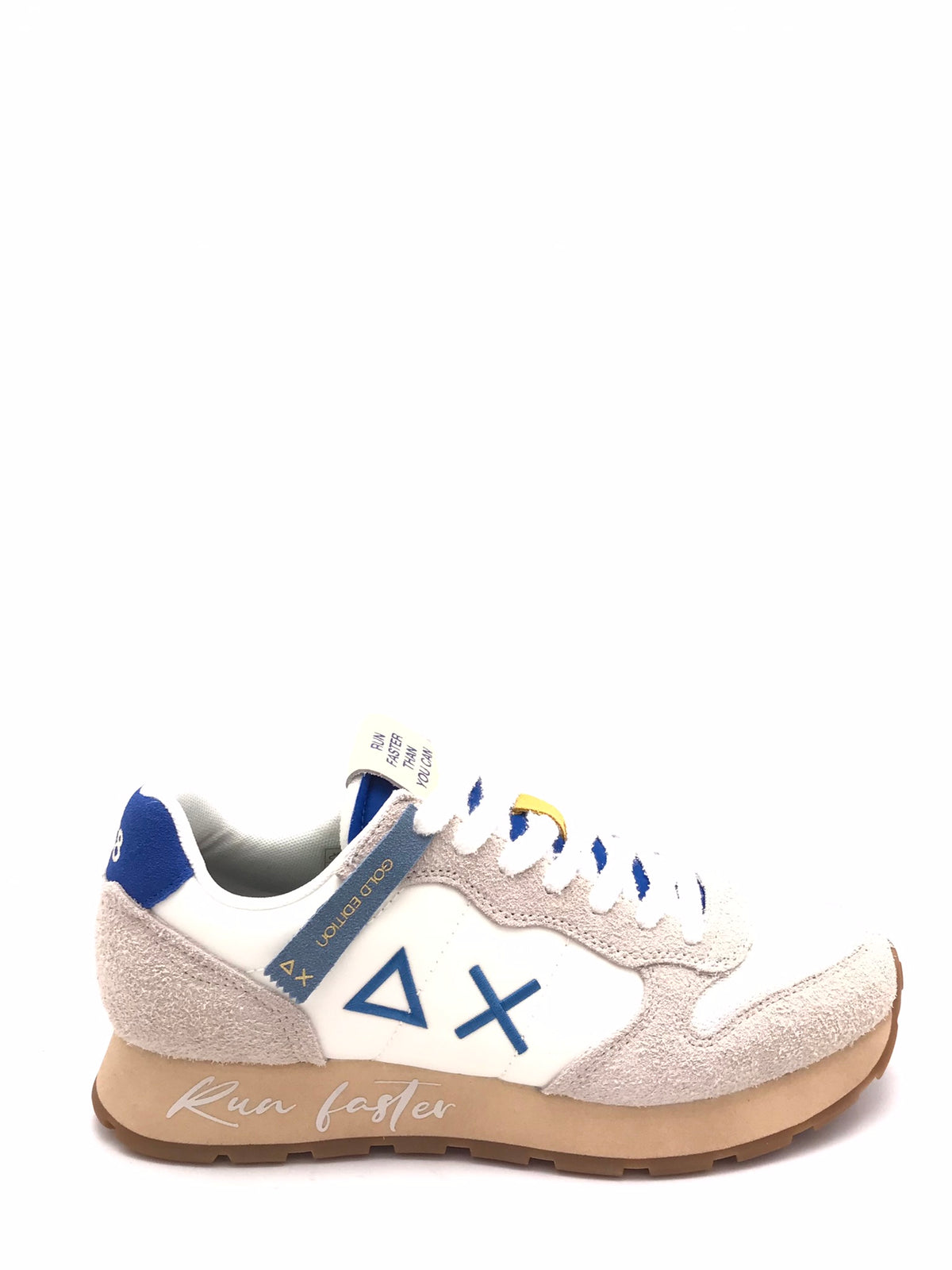 Sneakers tom vintage bianco-royal Z36104 BIANCO/BLU SUN 68 