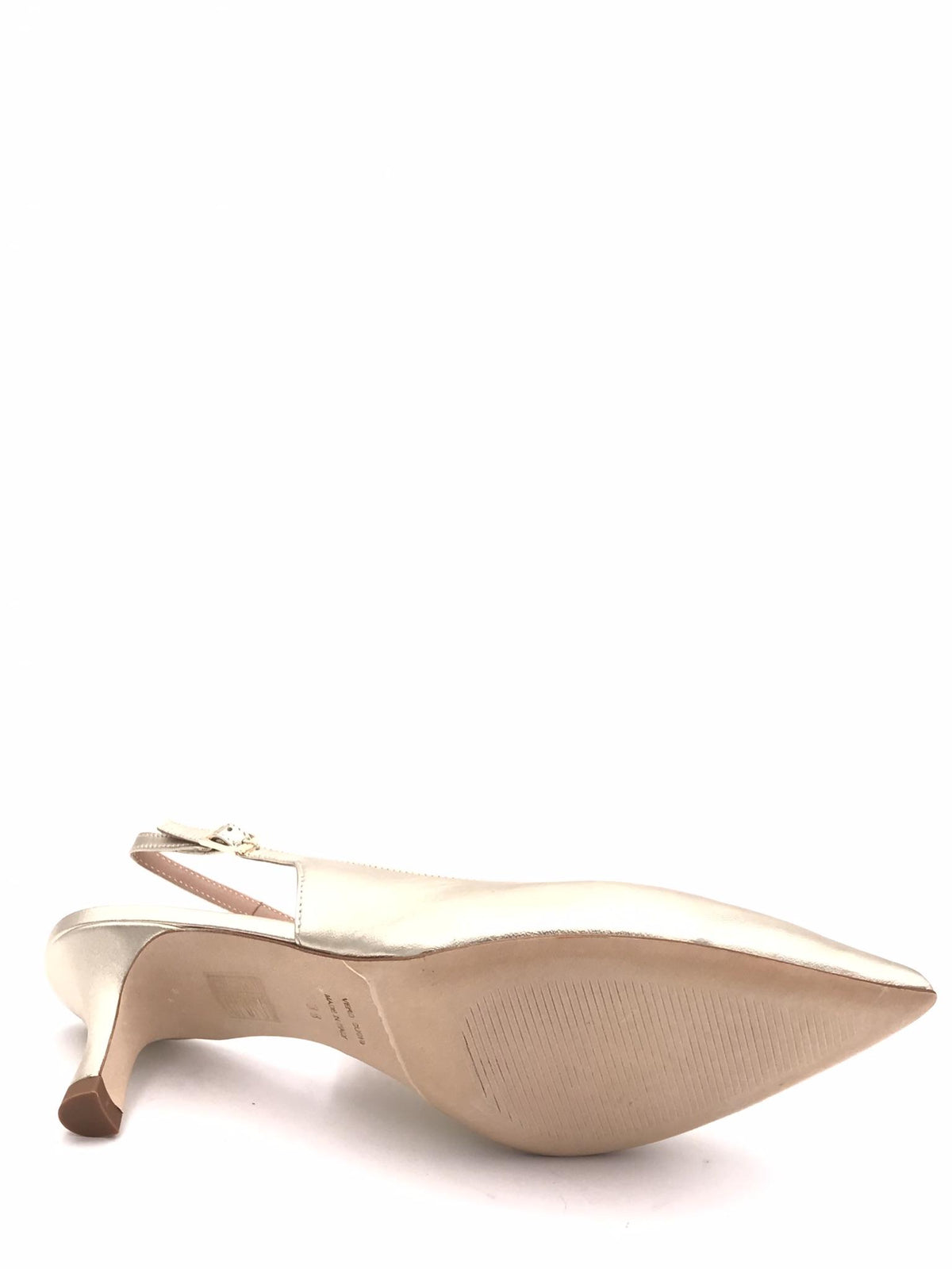 Chanel Lory nappa laminata platino