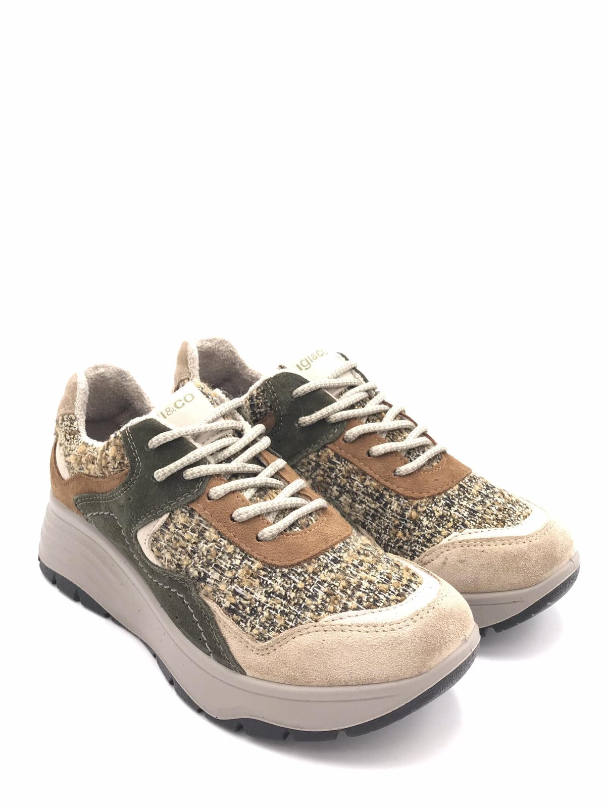 Sneakers Kelly cuoio- beige 8682622 CUOIO-BEIGE IGI&CO 