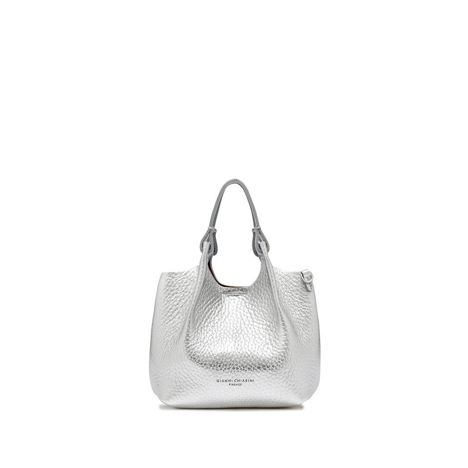 Borsa Dua small argento-naturale BS9718 ARGENTO GIANNI CHIARINI 