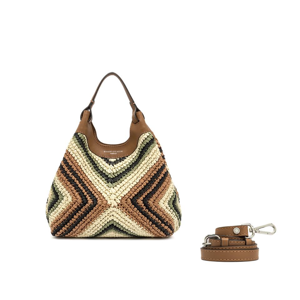 Borsa Dua media paglia willow BS12189 SALVIA GIANNI CHIARINI 