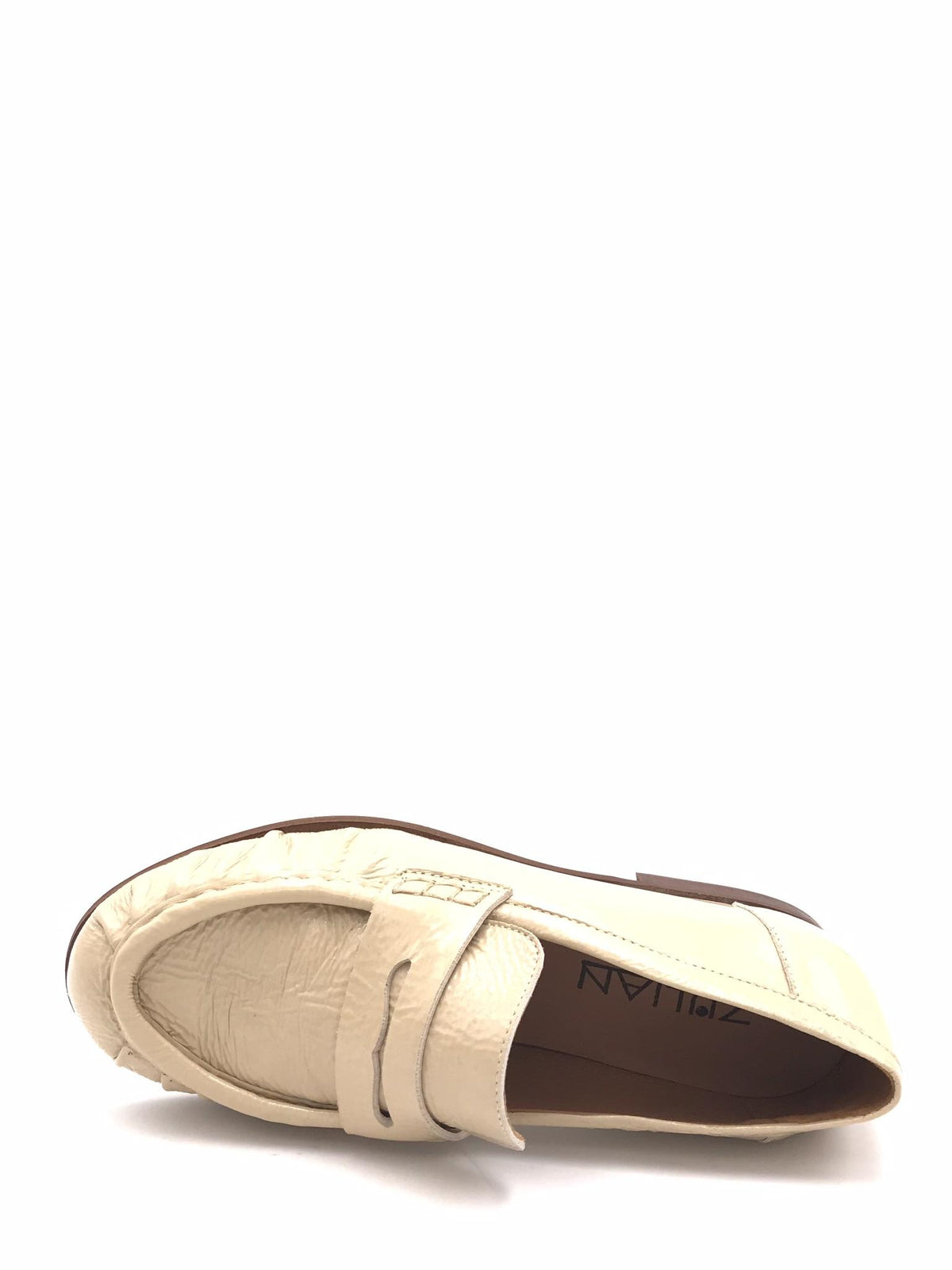 Mocassino Rivera in naplak beige B100 BEIGE ZULIAN 