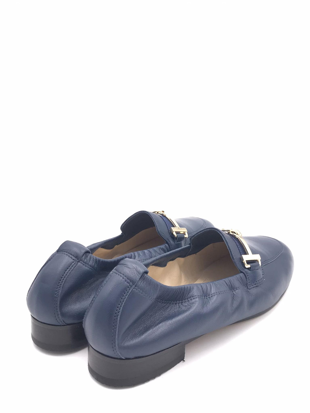 Mocassino in pelle blu 4003N BLU ZULIAN 