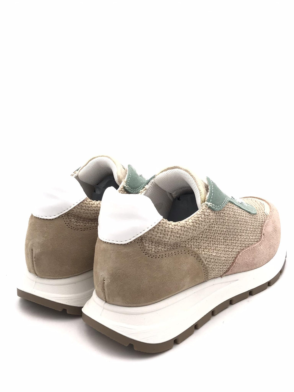 Sneakers donna Ermione beige-rosa 7659611 BEIGE/ROSA IGI&CO 