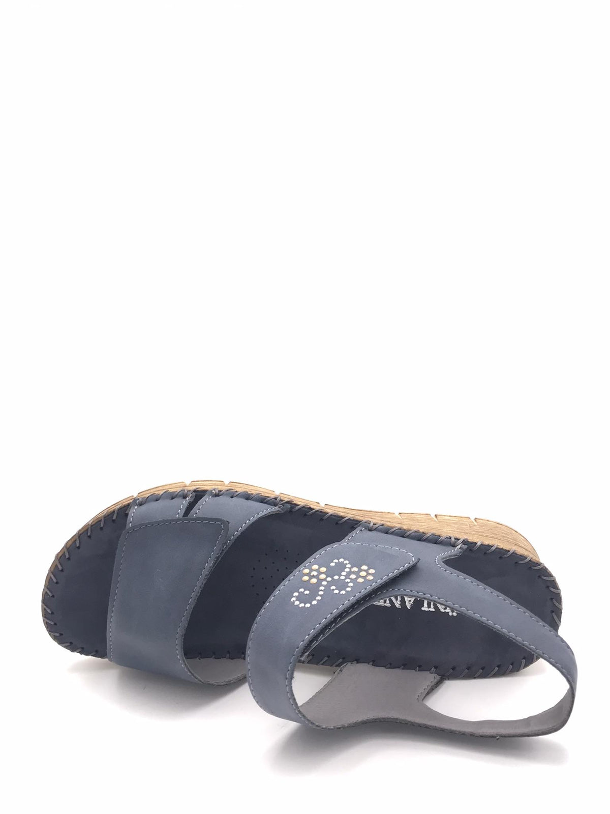 Sandalo Palo in nabuk blu SA 1975 BLU GRUNLAND 