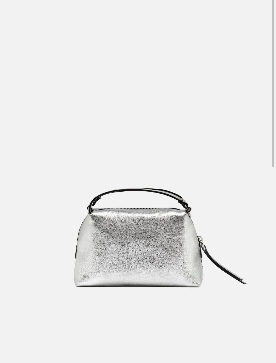 Borsa Alifa laminata argento BS8148 VNCMETARGENTO GIANNI CHIARINI 