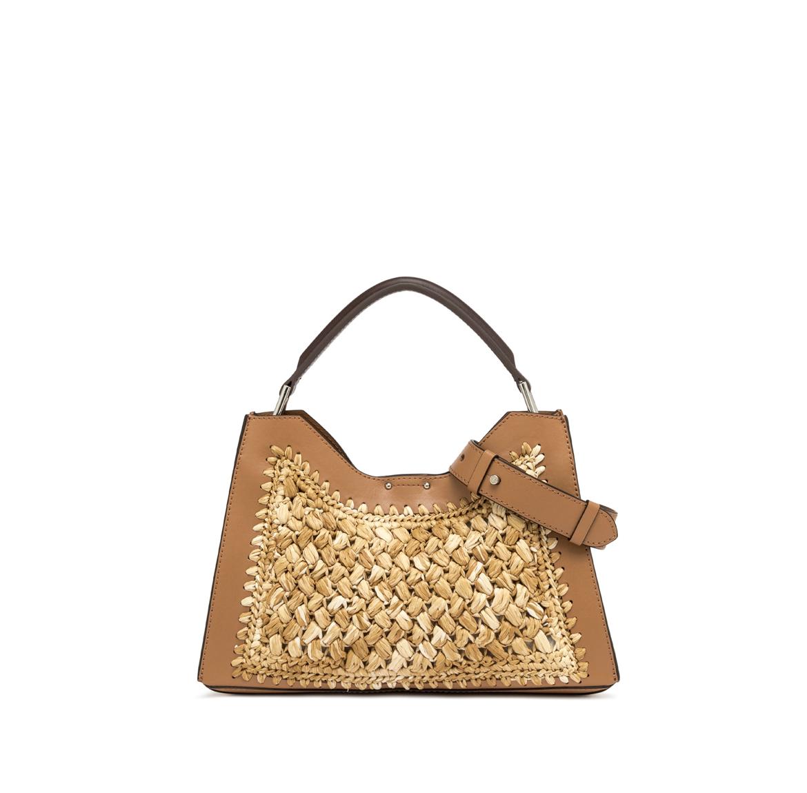 Borsa Aurora raffia naturale BS11415 CUOIO GIANNI CHIARINI 
