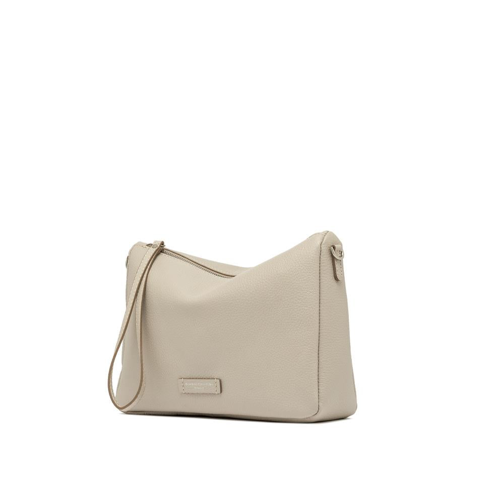 Borsa Nora pouch in pelle bottalata lamb BS10225 BEIGE GIANNI CHIARINI 