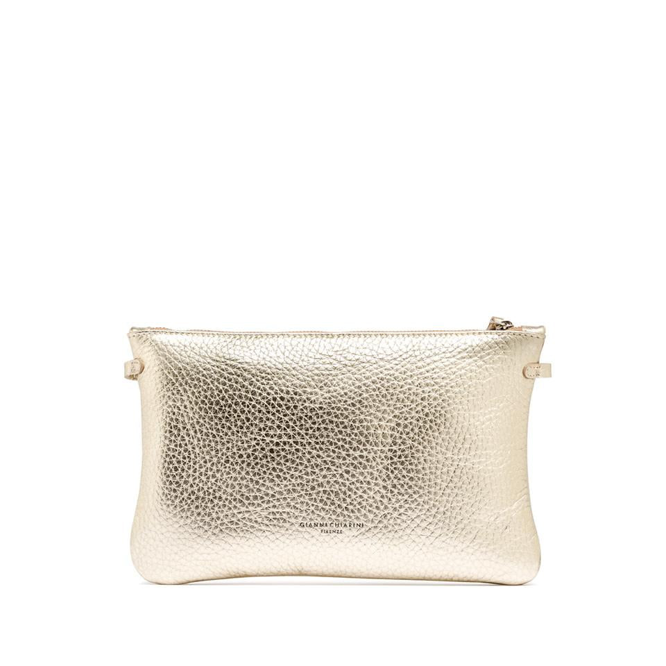 Borsa pochette Hermy light gold BS3975 PLATINO GIANNI CHIARINI 