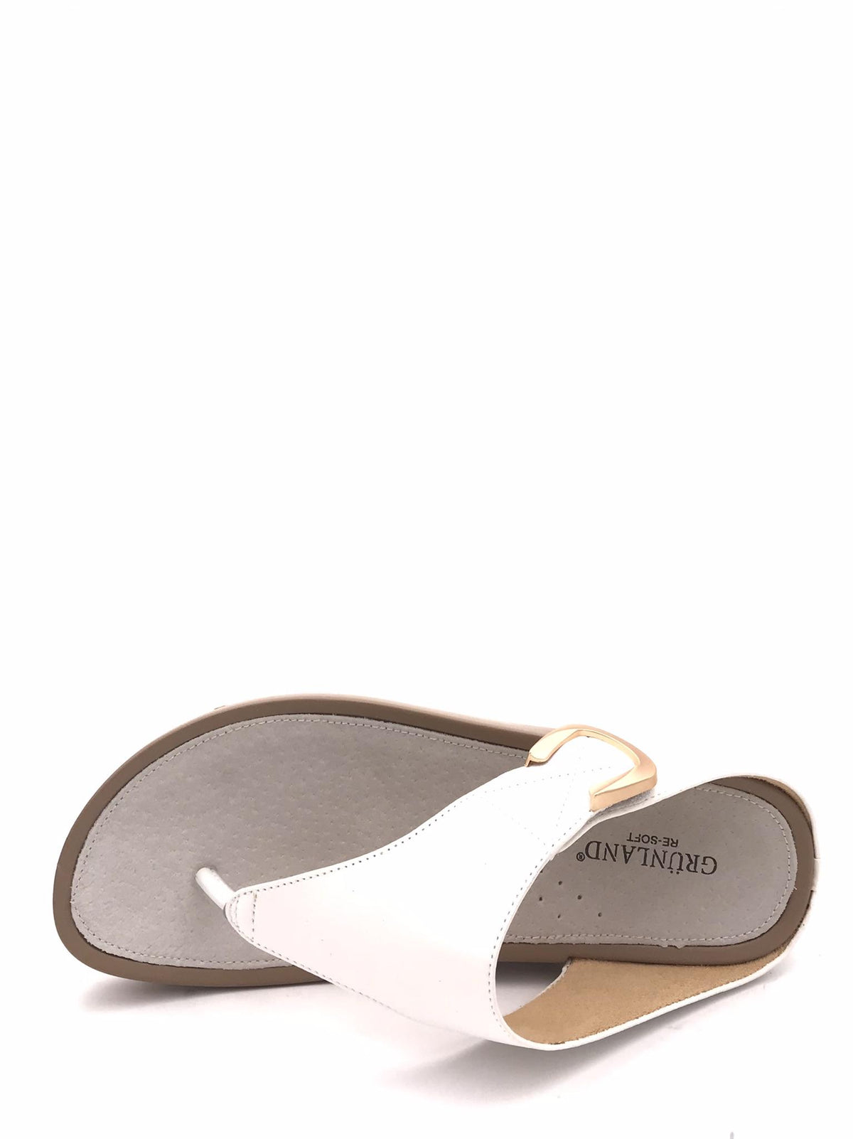 Ciabatta donna  infradito Dira bianca CI 2578 BIANCO GRUNLAND 