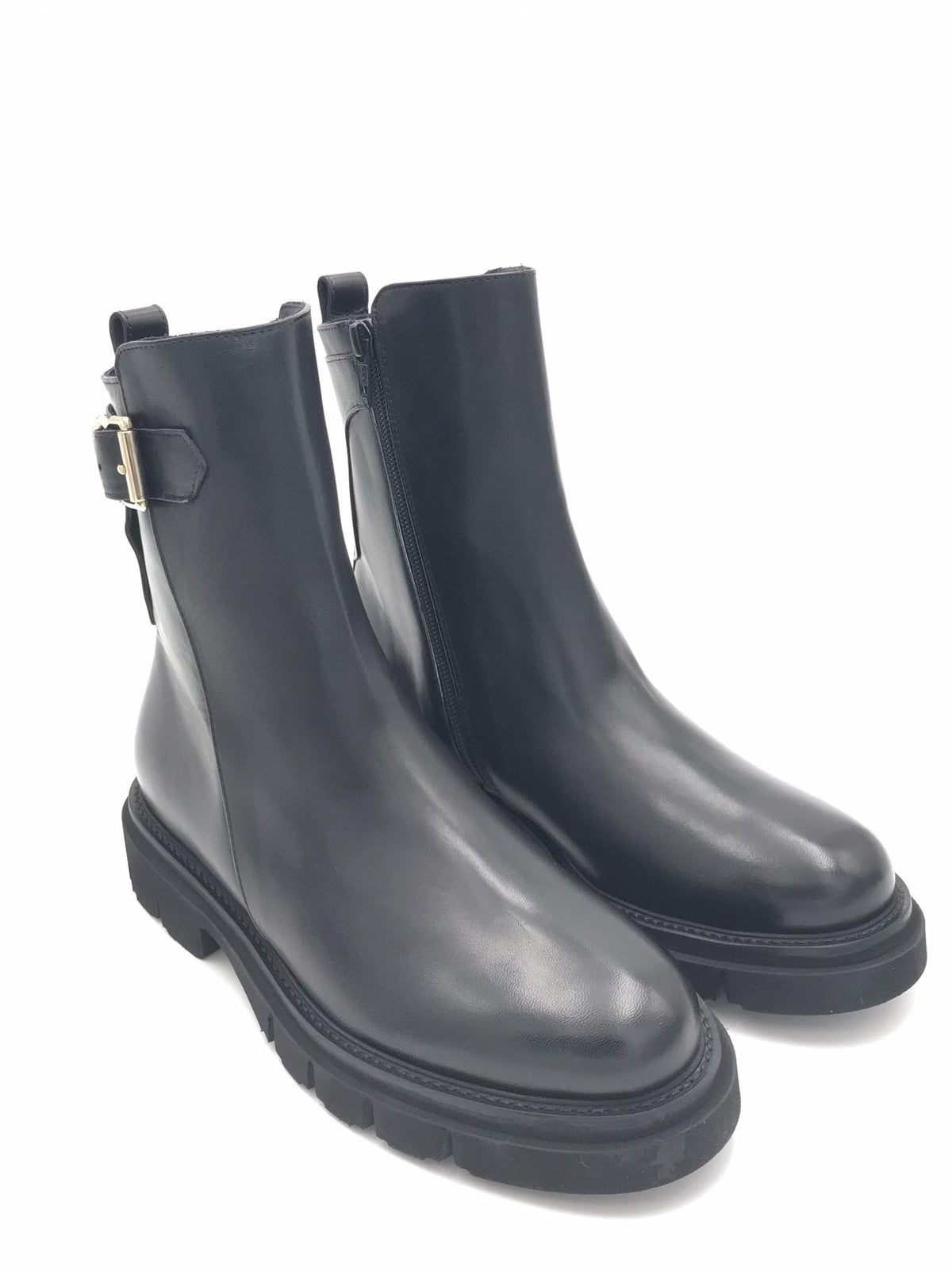 Tronchetto boot  in pelle L483T NERO LUCA GROSSI 