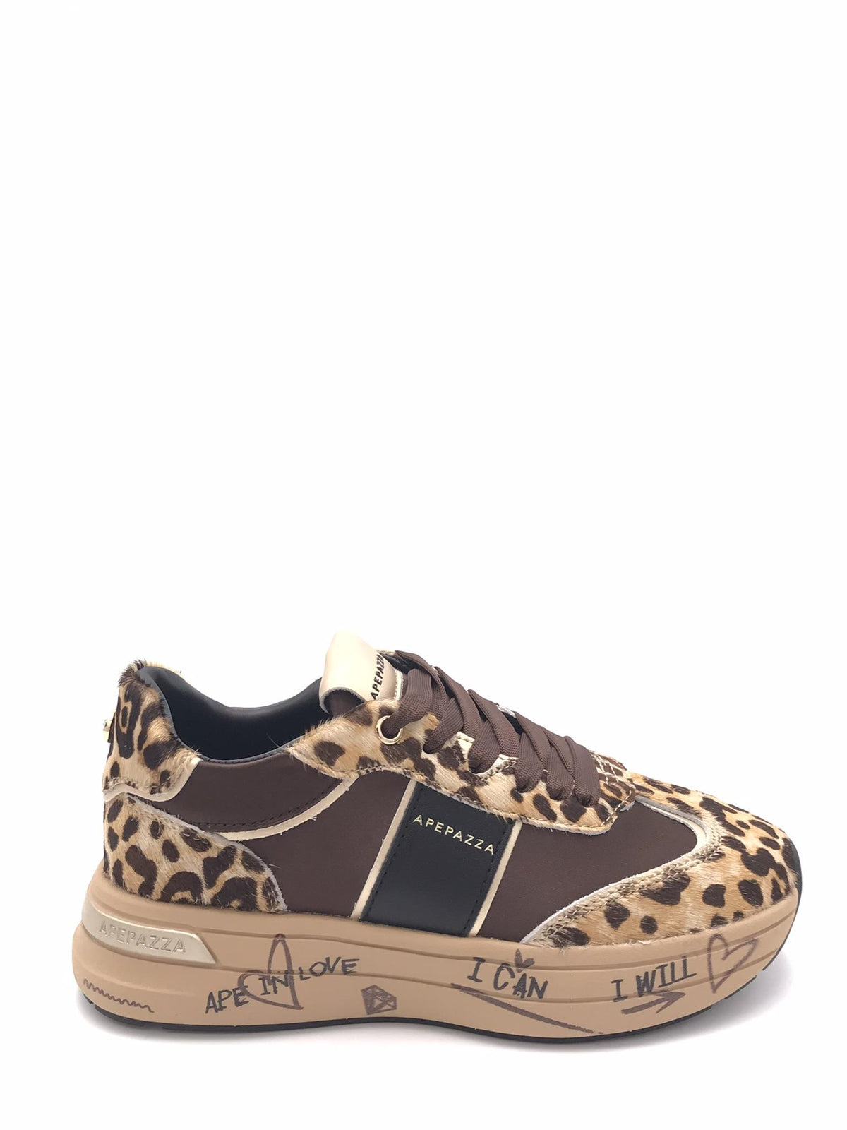 Sneakers Mallow leopardata MALLOW01 NYLLEOPARDATO APEPAZZA 