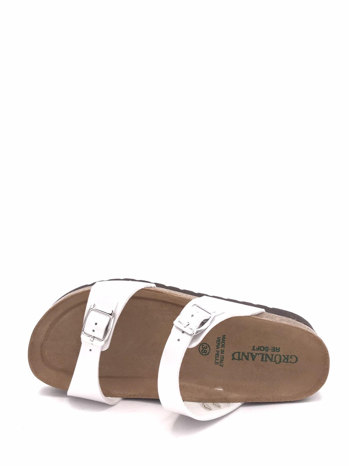 Ciabatta Hola doppia fibbia perla CB 2434 PERLA GRUNLAND 