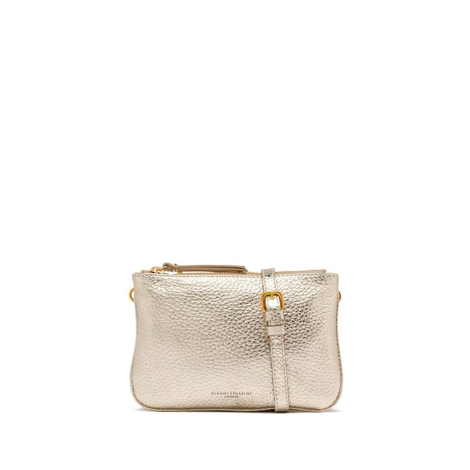 Borsa Frida small light gold BS10435 PLATINO GIANNI CHIARINI 