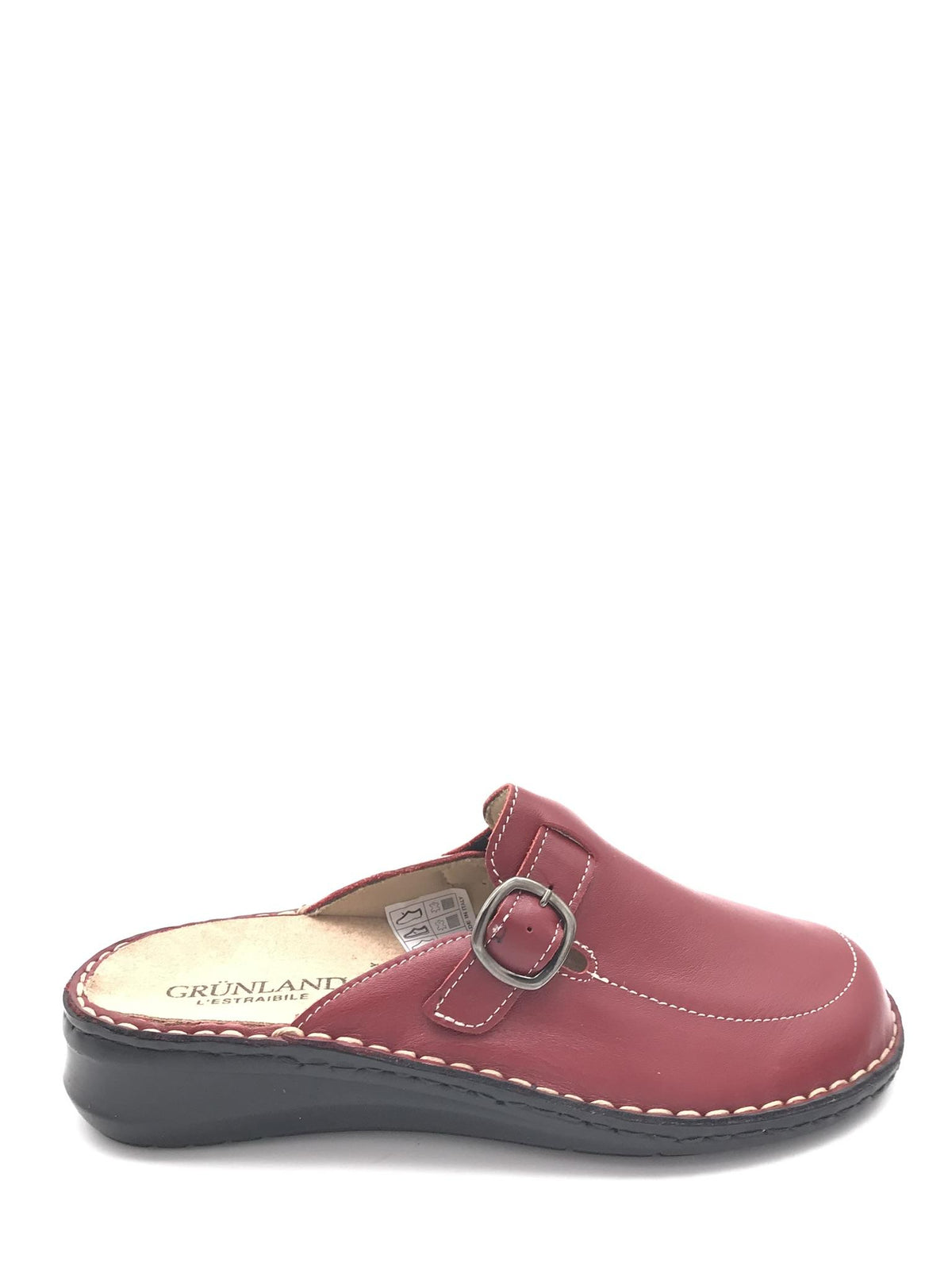 Ciabatta Dami in pelle rubino CE0261 RUBINO GRUNLAND 