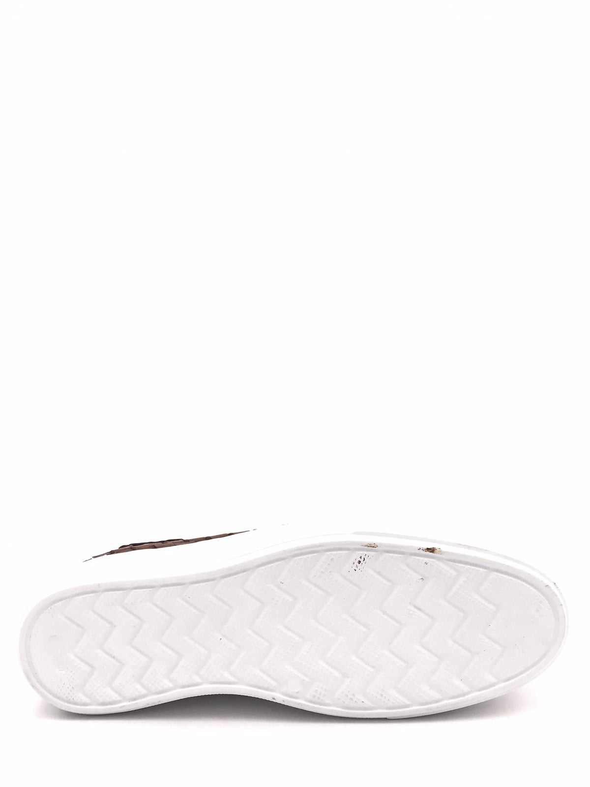 Sneakers uomo in pelle intrecciata blu 526 CUOIO EXTON 