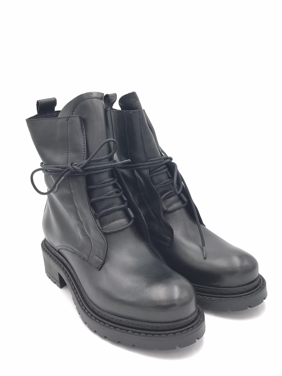 Anfibio in pelle rodeo nera MA2151 NERO METISSE 