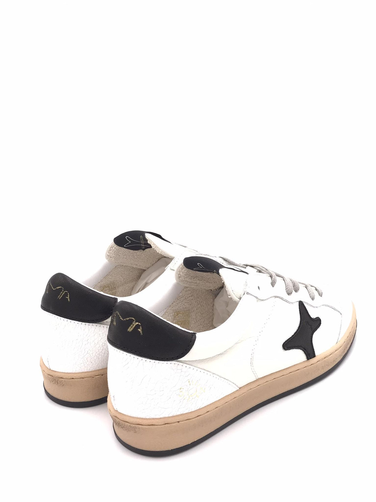 Sneakers sun bianca-nera 4388 BIANCA AMA BRAND 