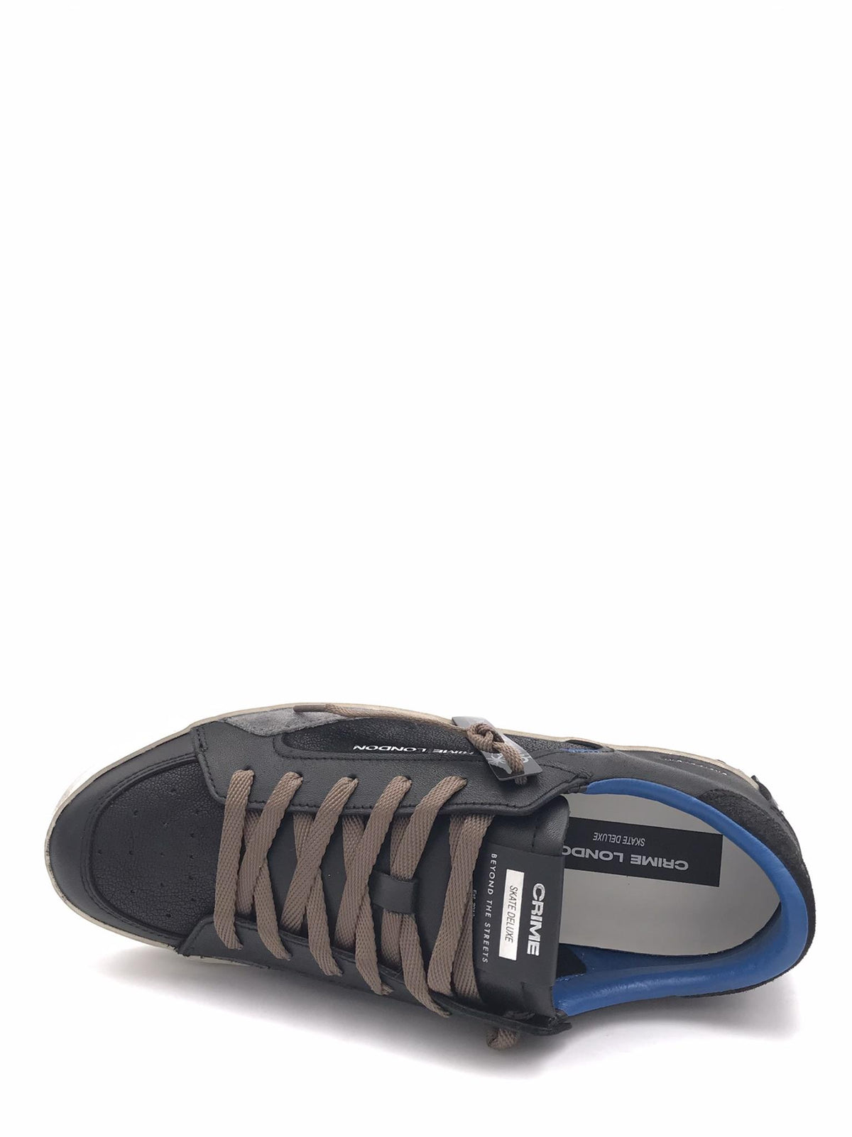 Sneakers sk8 delux nera 11102 NERO CRIME LONDON 