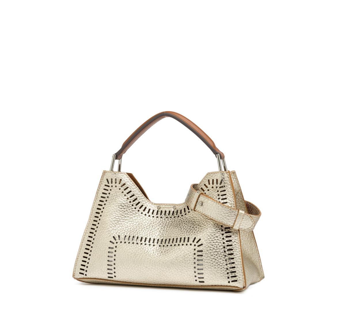 Borsa Aurora light gold BS11535 PLATINO GIANNI CHIARINI 