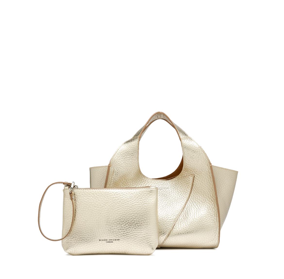 Borsa Euforia light gold BS9554 PLATINO GIANNI CHIARINI 