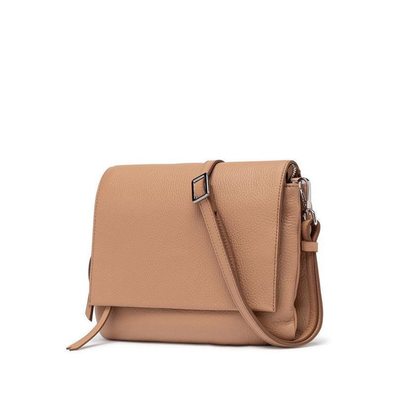 Borsa Three in pelle bottalata clay BS4364 ROSA ANTICO GIANNI CHIARINI 