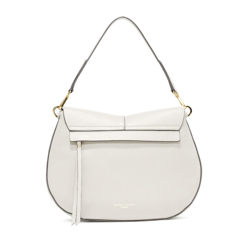 Borsa Helena round large marble BS6037 LATTE GIANNI CHIARINI 