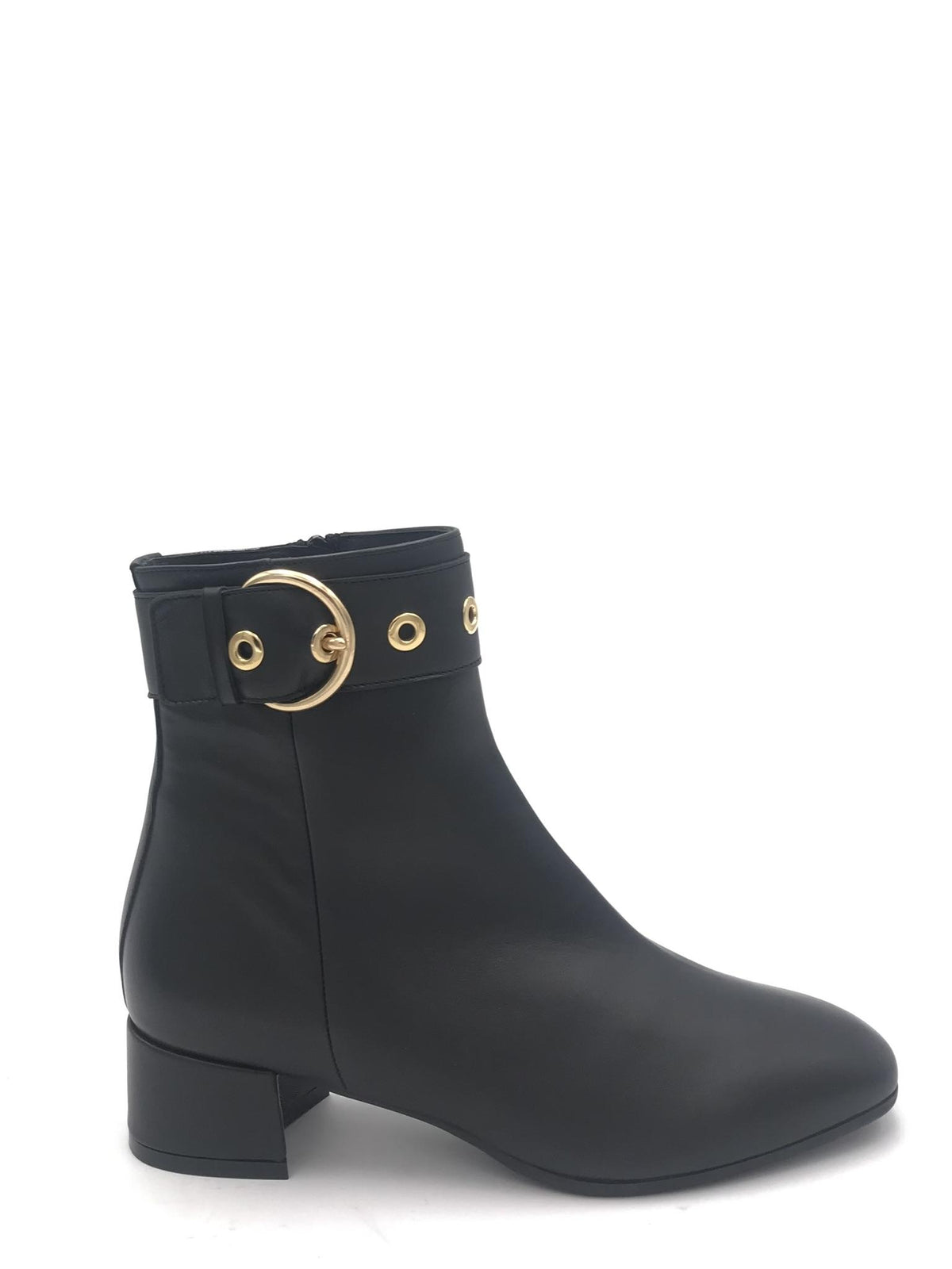 Tronchetto in pelle nera E552 NERO LEGAZZELLE 