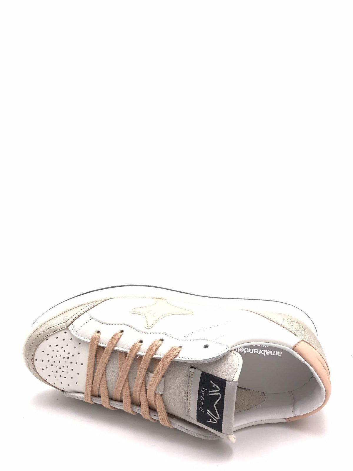 Sneakers Sun bianca-rosa 4568 BIANCA/ROSA AMA BRAND 