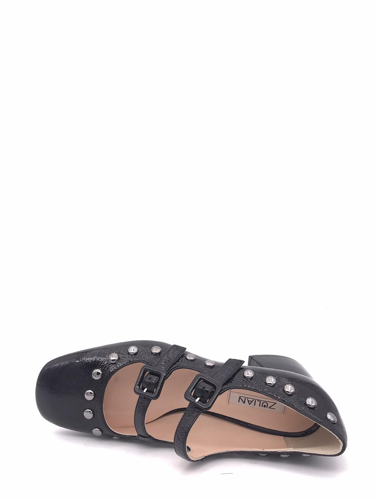 Scarpa Matilde con cinturini in naplak nero 1814 NERO ZULIAN 