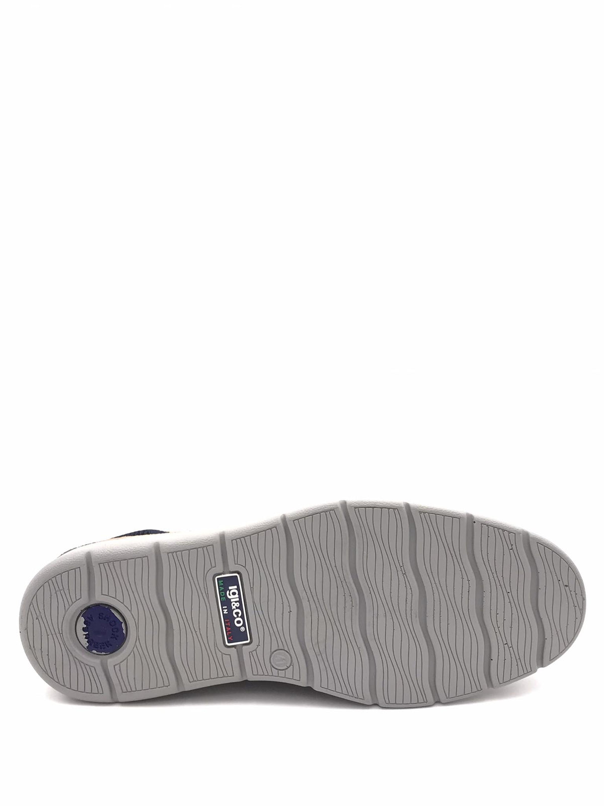 Scarpe uomo slip-on Carter in tessuto blu