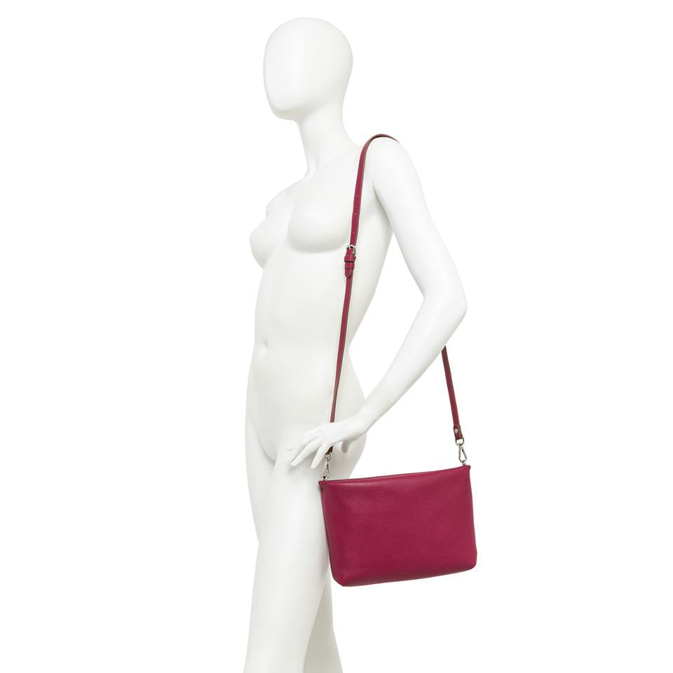 Borsa Brenda in pelle bottalata marble BS8265 LATTE GIANNI CHIARINI 