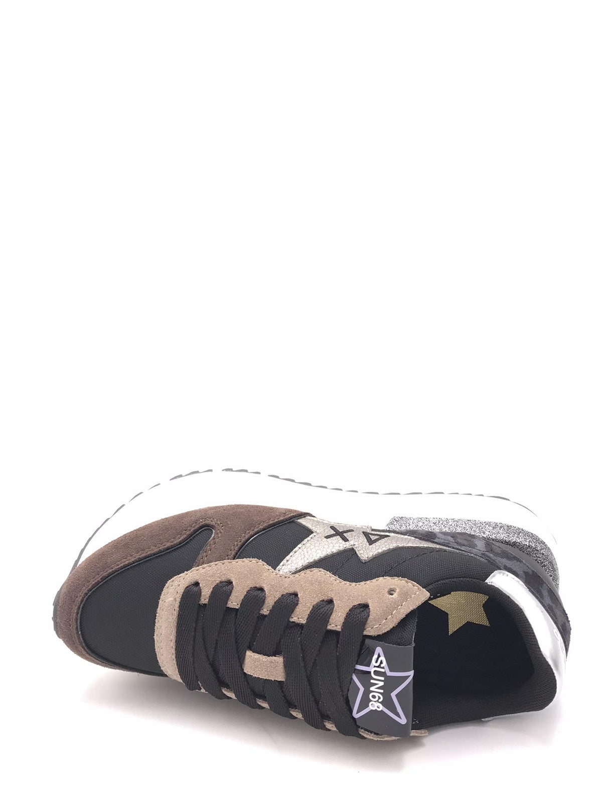 Sneakers big stargirl mix material nera Z45221 NERO SUN 68 