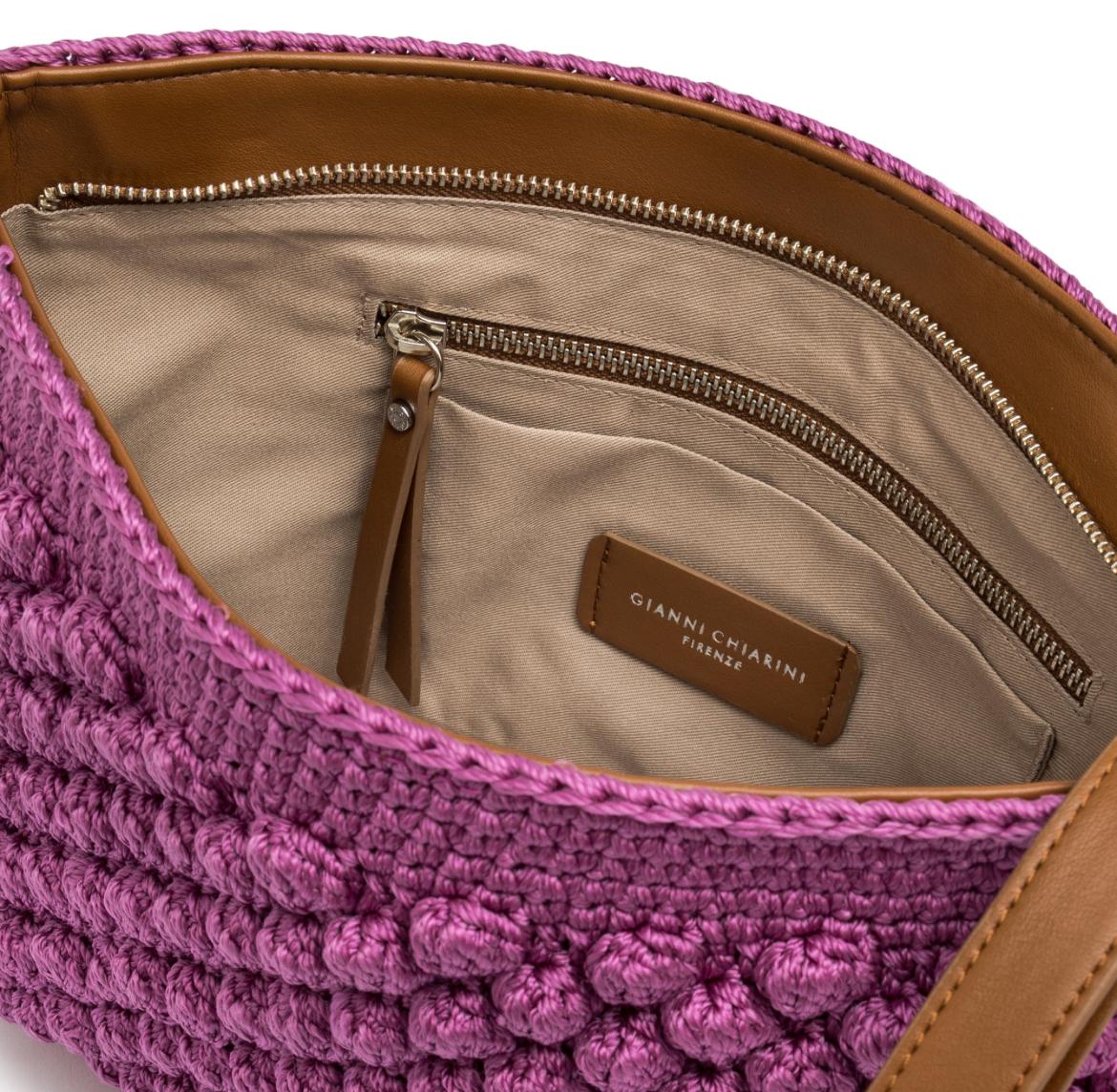 Borsa Bella pochette peonia BS11575 VIOLA GIANNI CHIARINI 