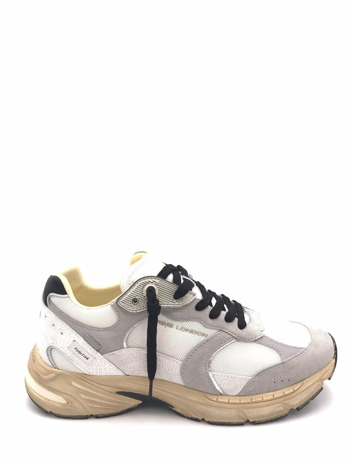 Sneakers Fugitive bianco-grigio 14303 BIANCO/GRIGIO CRIME LONDON 