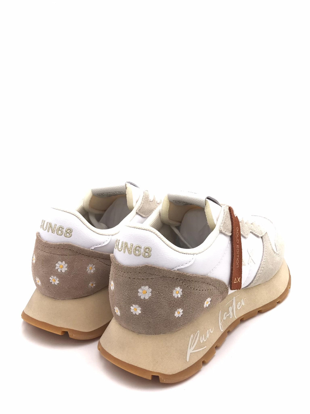 Sneakers Ally vintage bianco panna Z36207 BIANCA SUN 68 