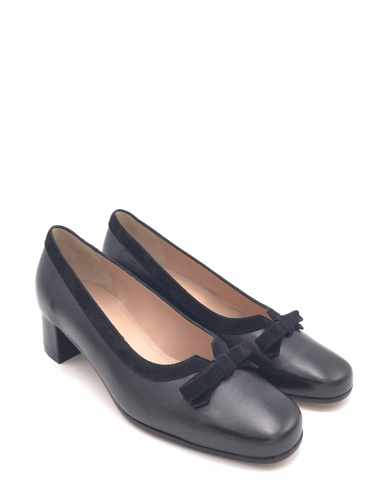 Decolletè Mary in pelle nera 085 NERO ZULIAN 