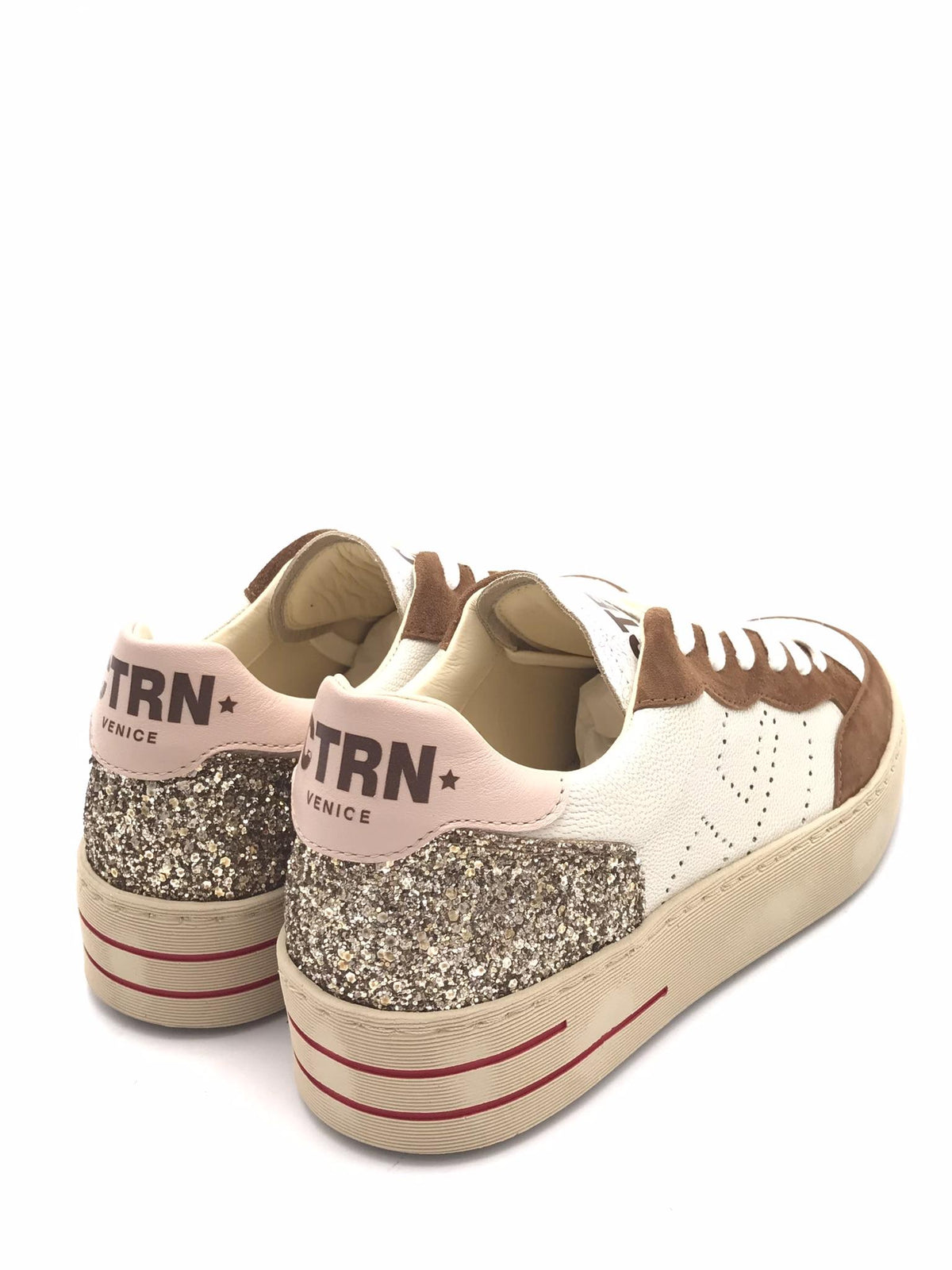 Sneakers Gold bianca-cuoio 2660 BIANCA/CUOIO CATERINA C 